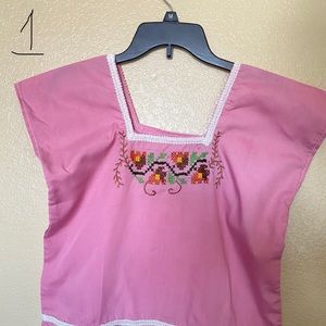 Traditional Handmade Embrodery Blouse (Yucatan Style)
